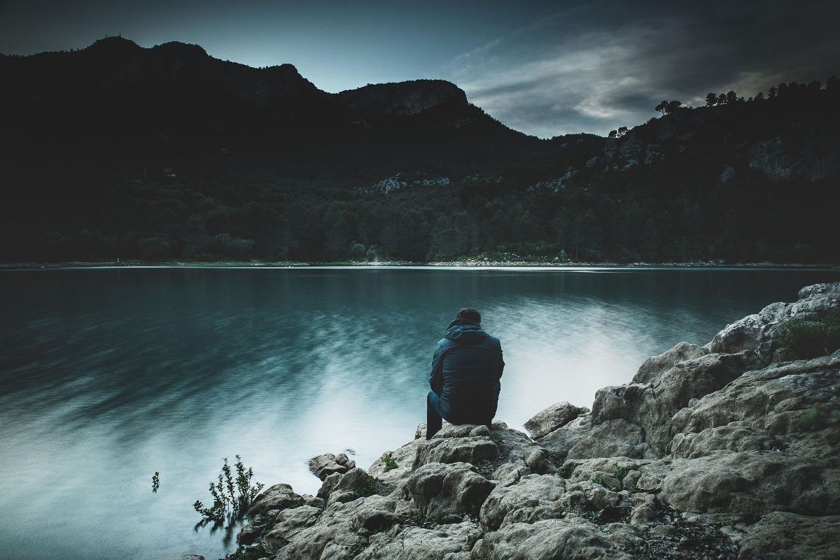 HD Desktop Background With man sitting