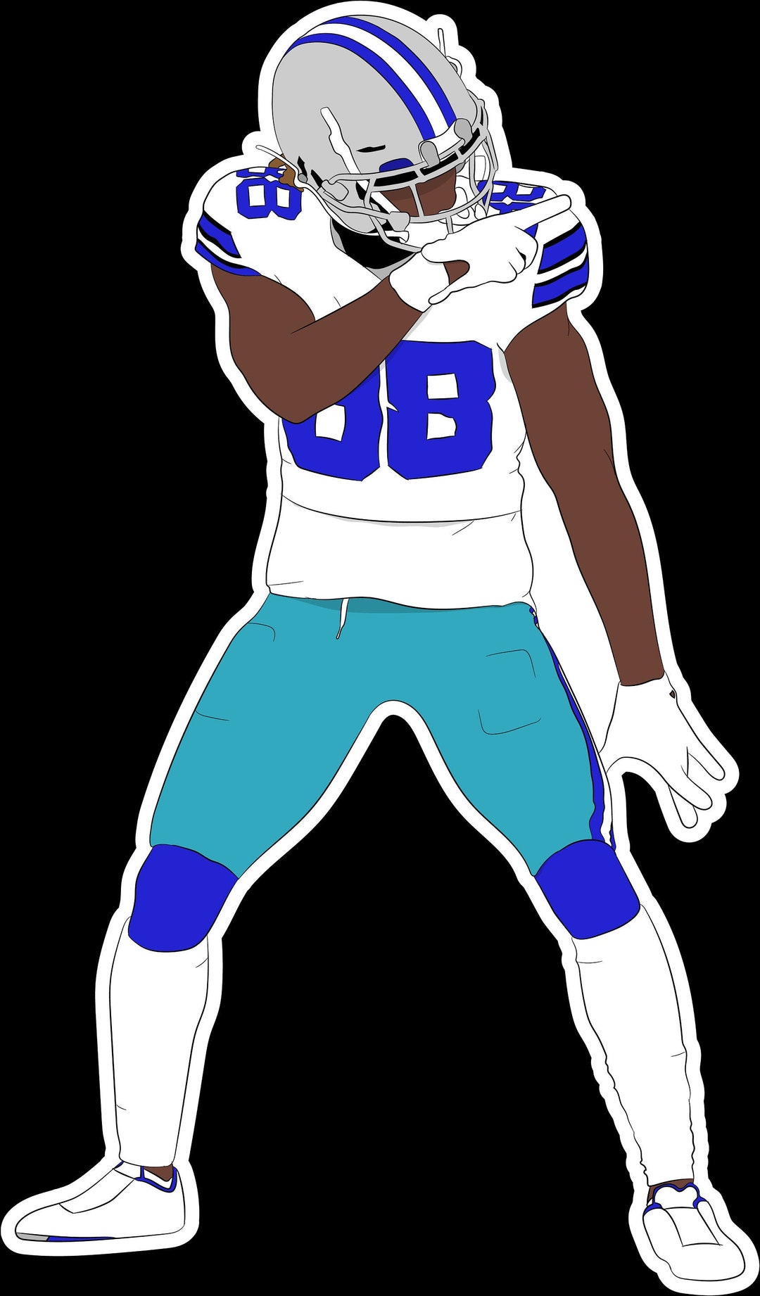 Ceedee Lamb cedarian Sticker