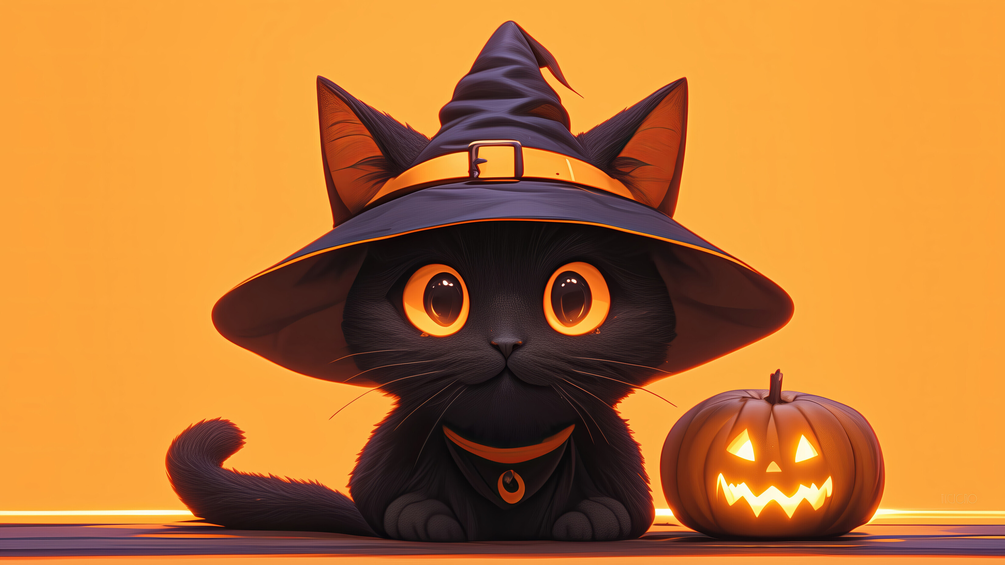 Most Popular Black Cat Halloween Wallpaper
