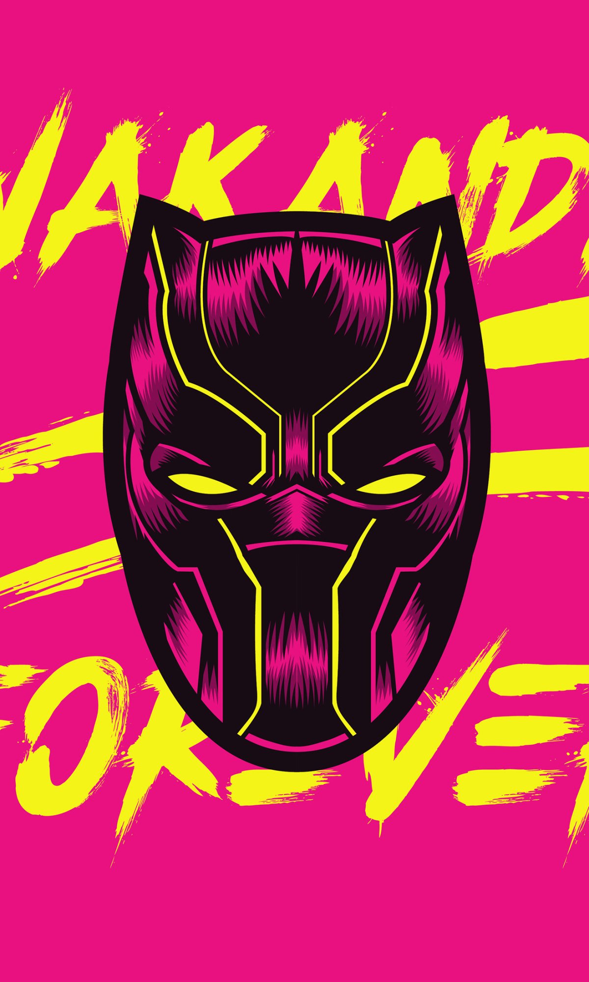 Wakanda Forever Phone Wallpaper