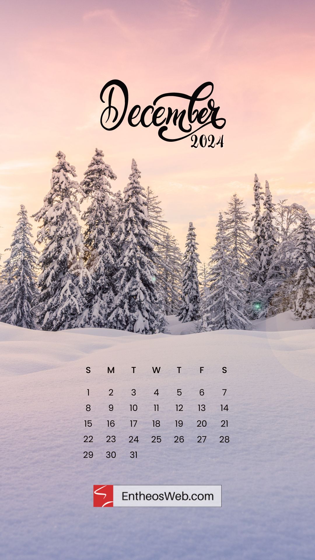 December 2025 Calendar Wallpaper Wallpaper