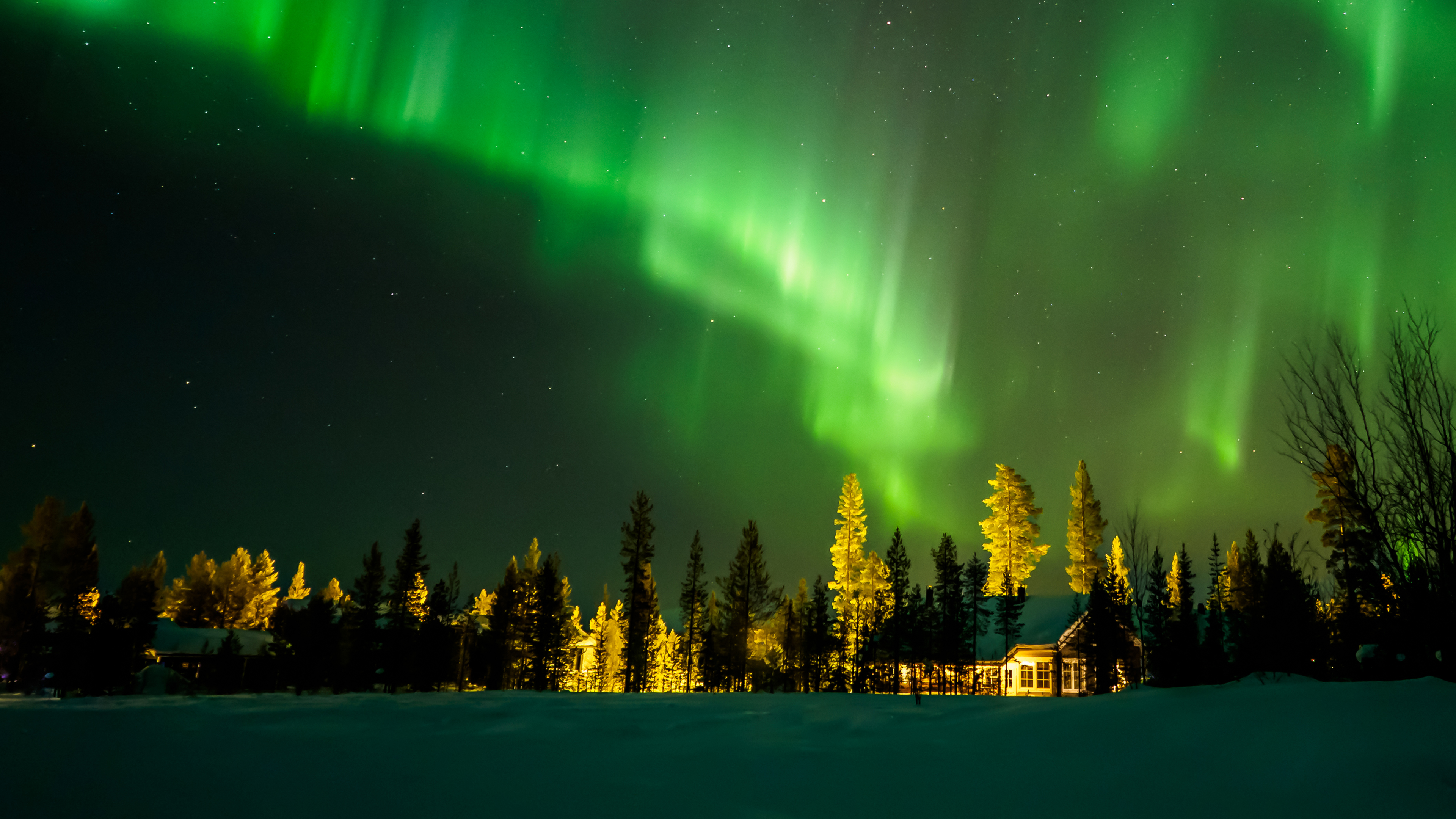 Download Nature Aurora Borealis 4k
