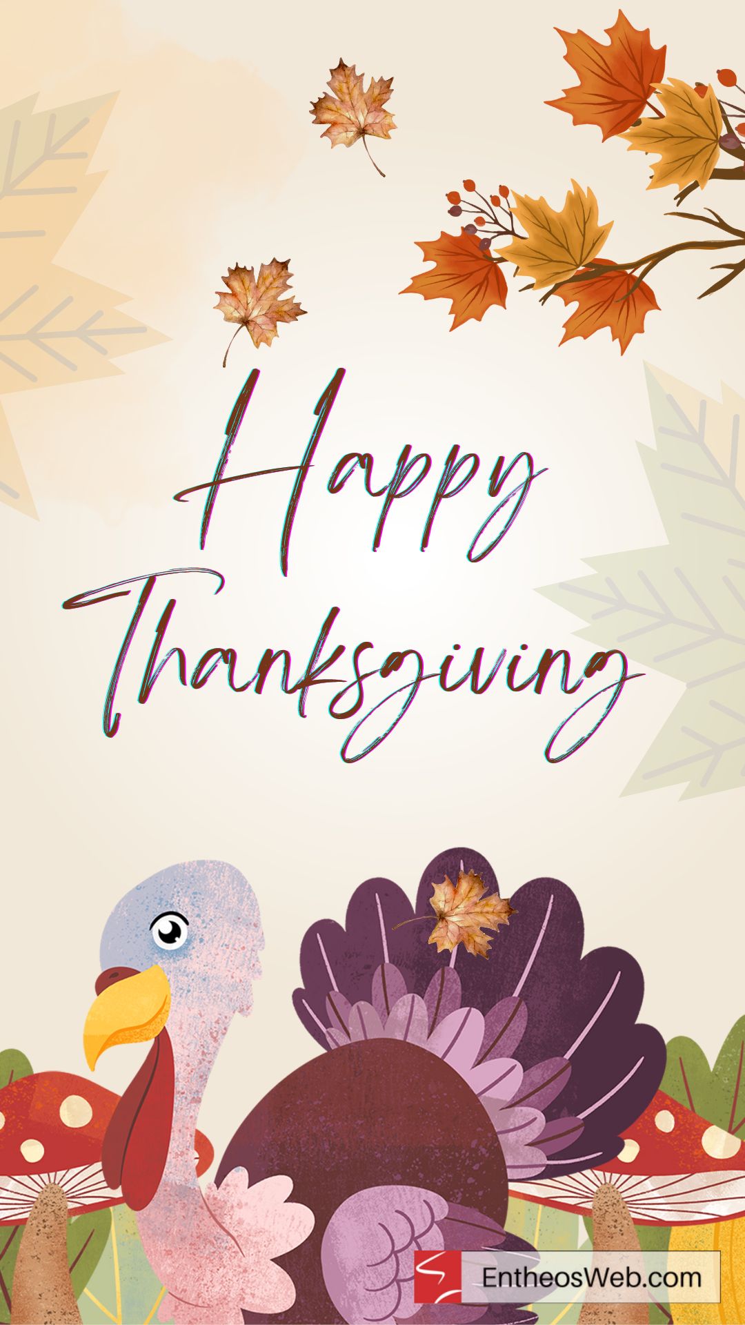 Happy Thanksgiving Phone Wallpaper