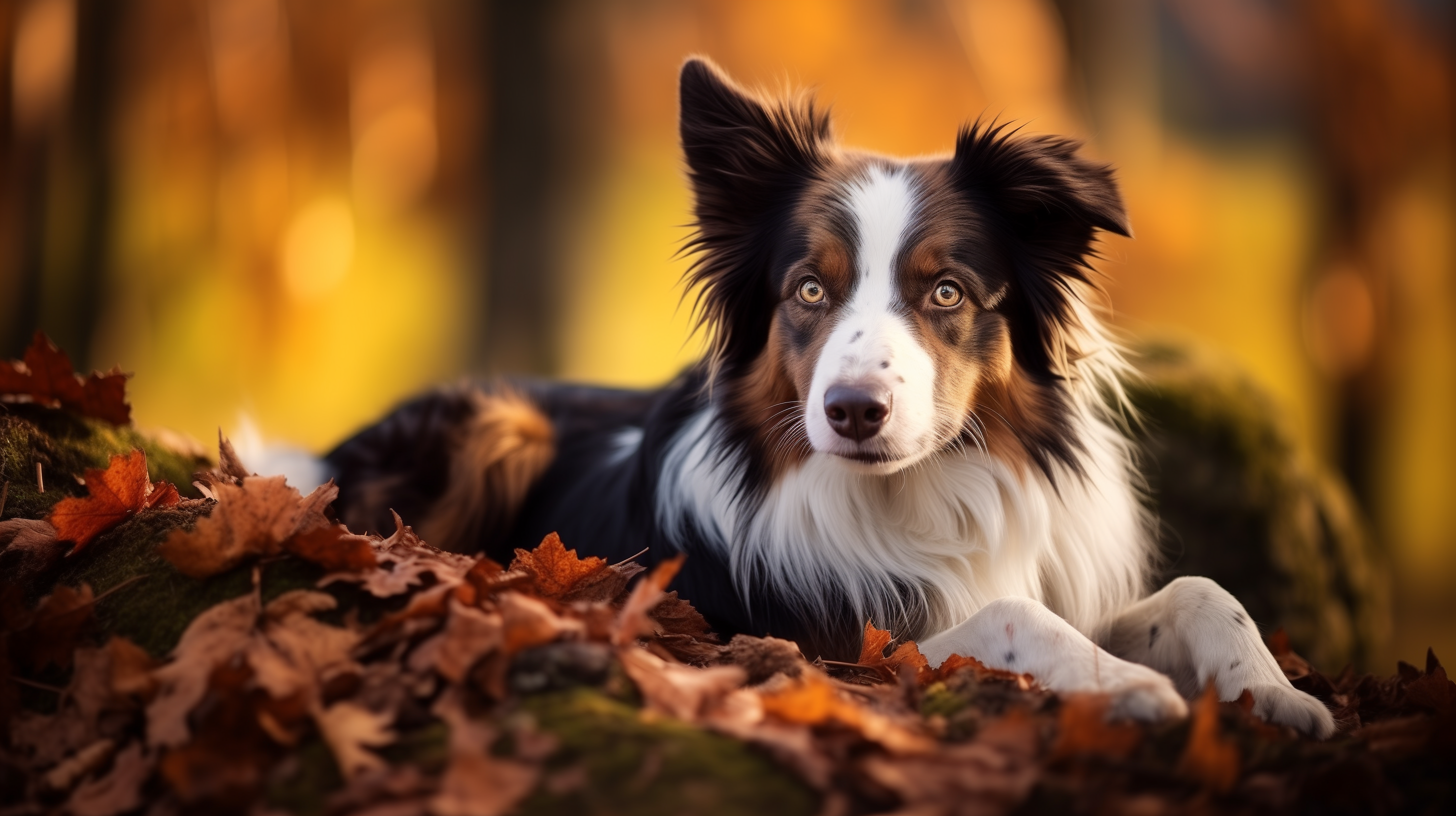 Autumn Splendor Border Collie Dog