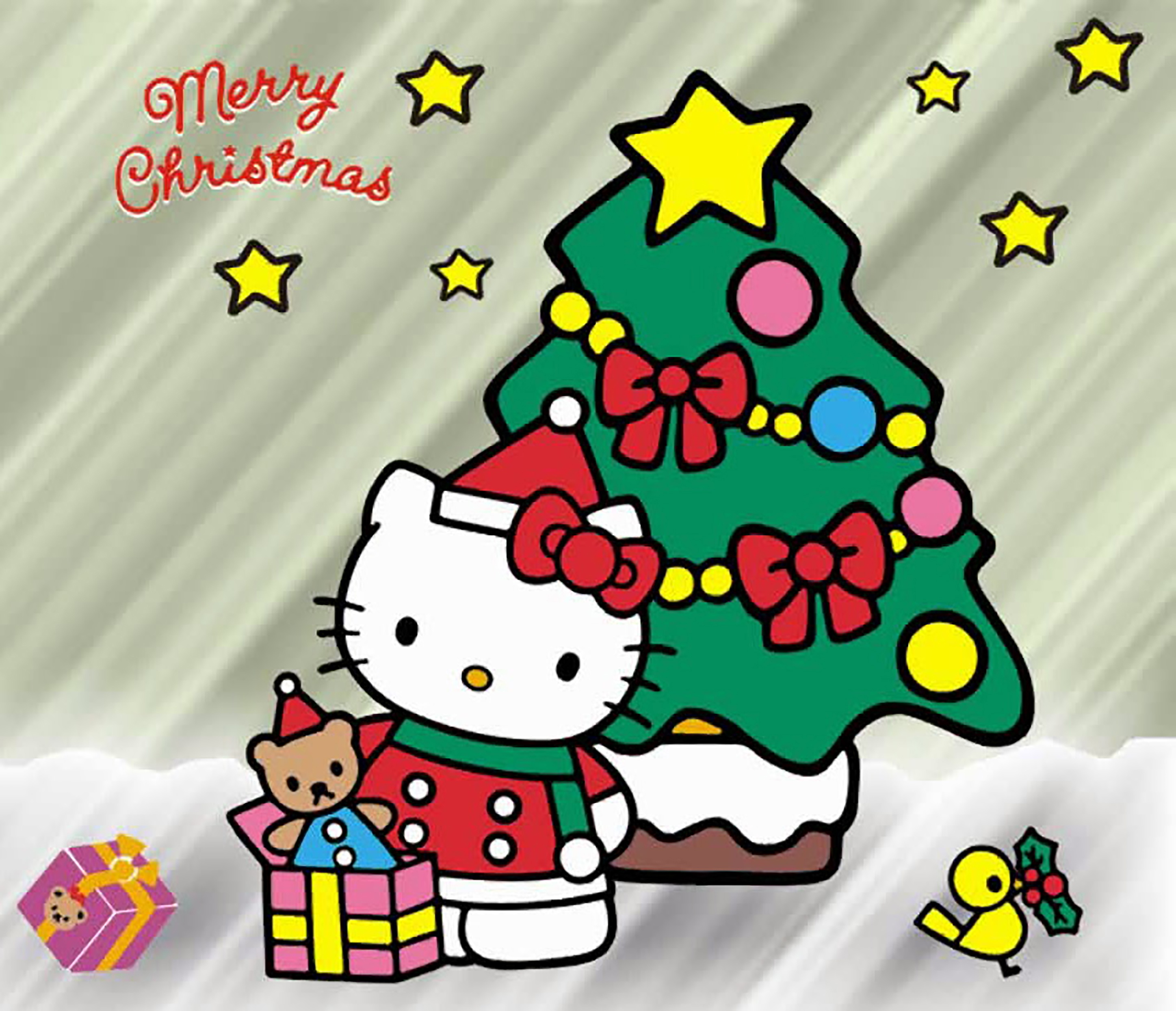 Download A Cute Hello Kitty Christmas