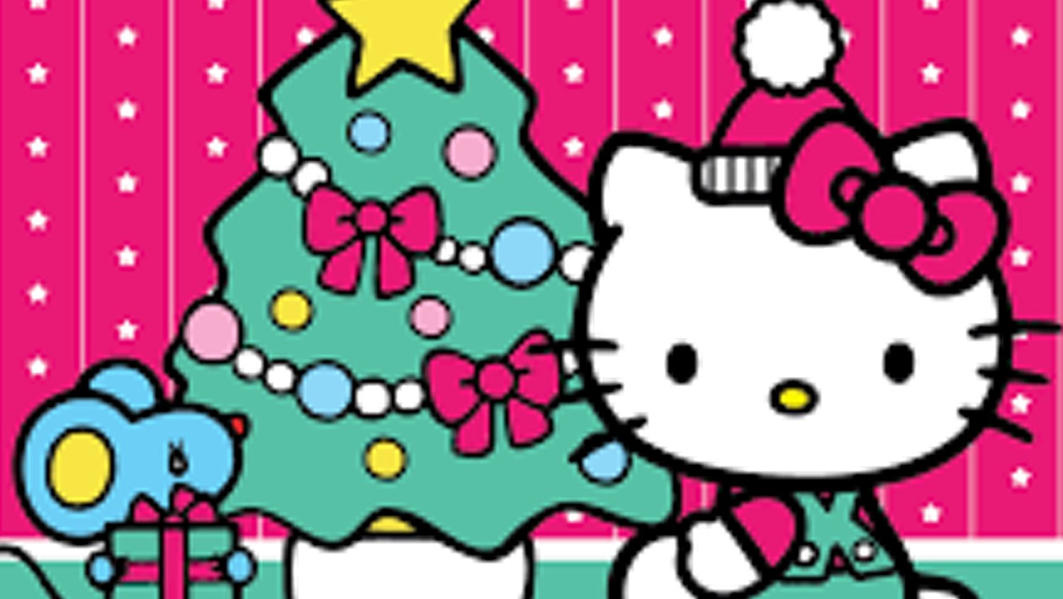 Hello Kitty Christmas Theme Shopping