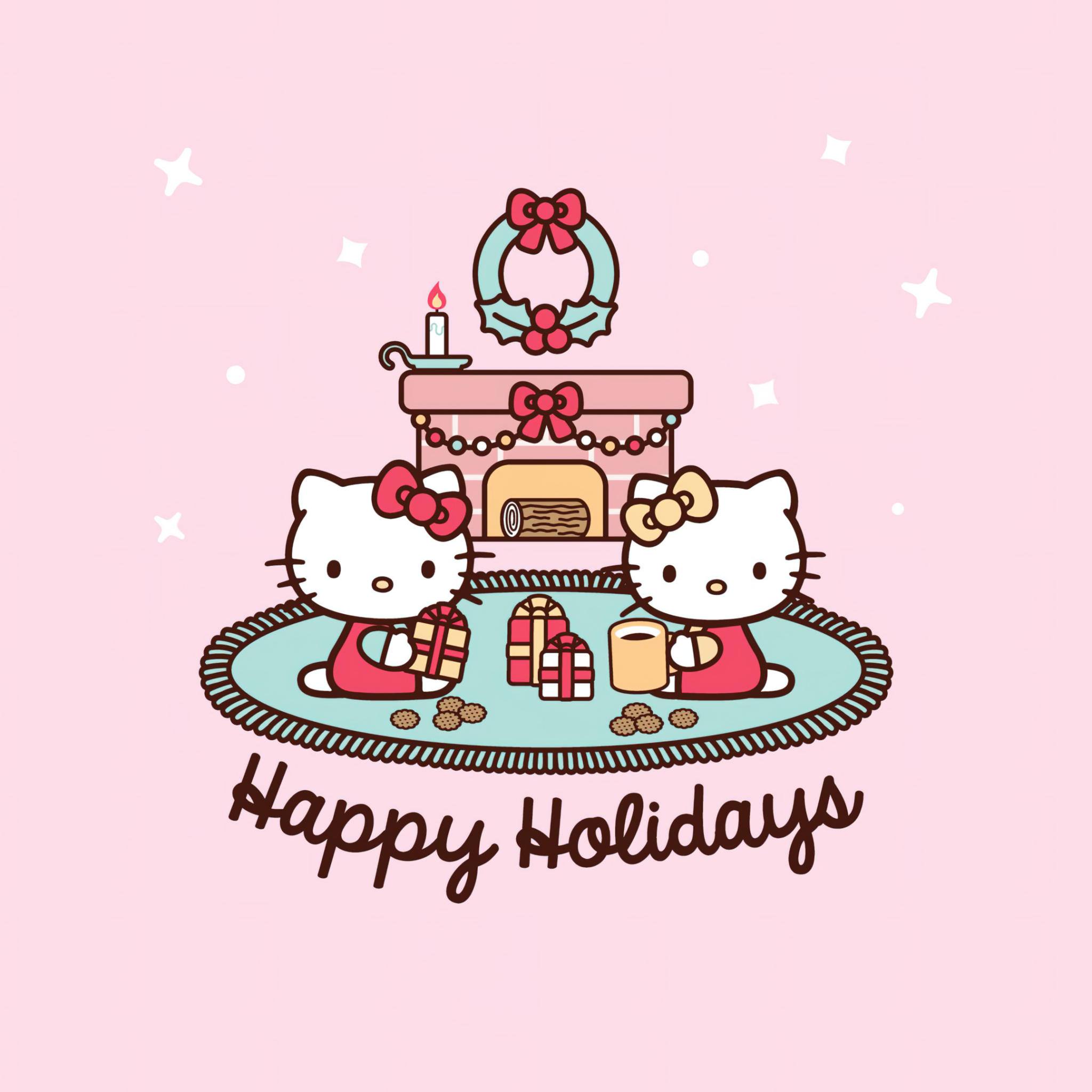 Happy holidays Wallpaper 4K, Hello