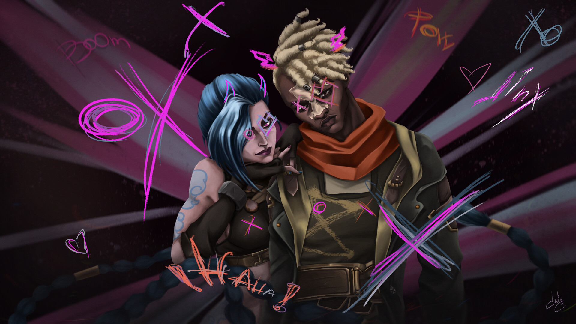 Jinx and Ekko