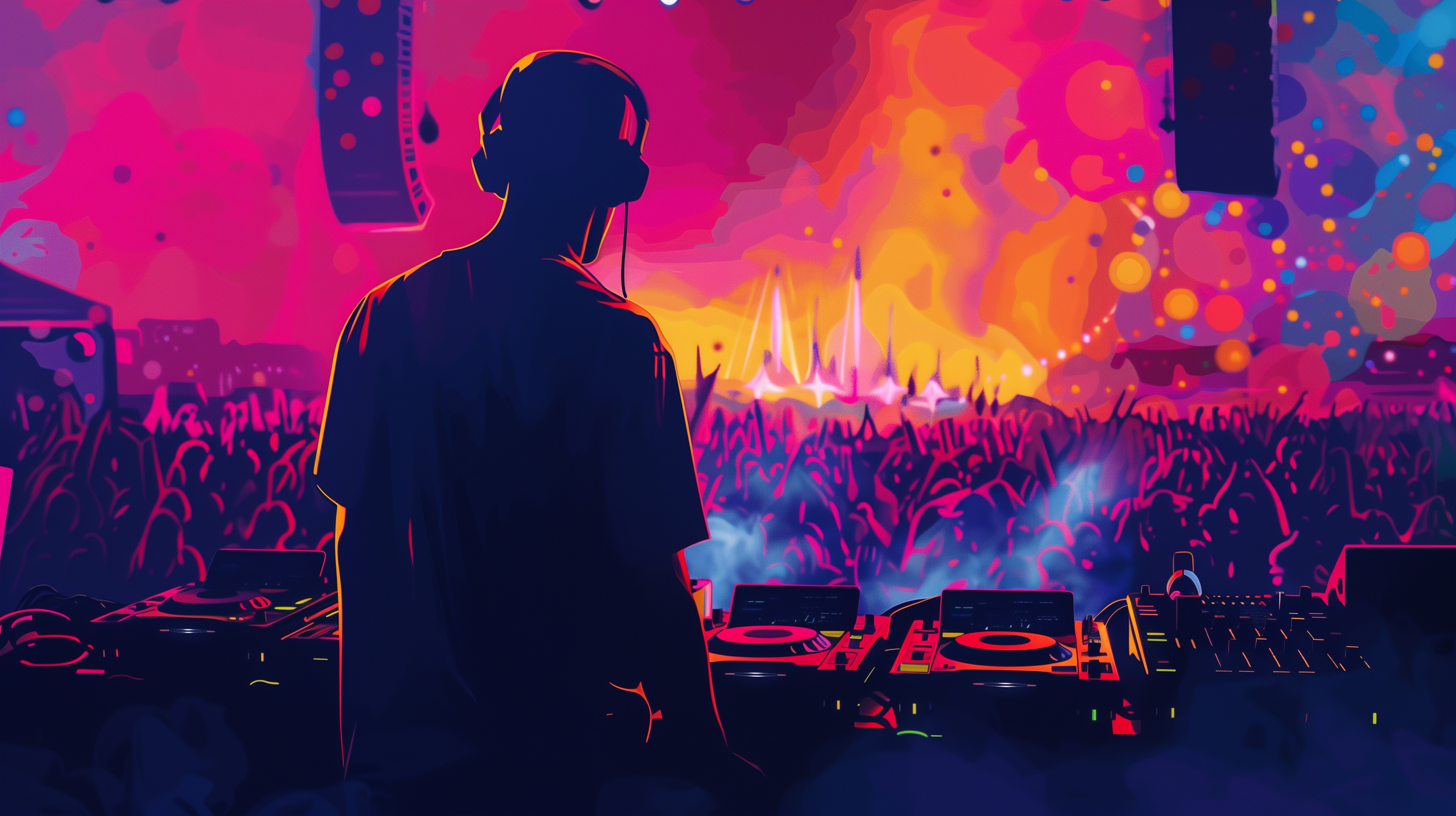 Electronic Music Wallpaper