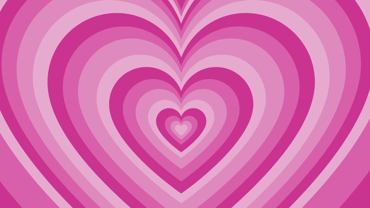 Pink heart background wallpaper. Laptop