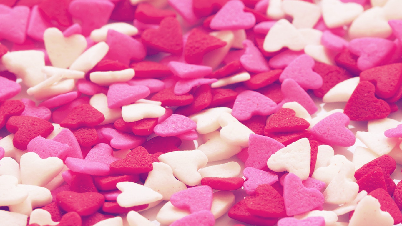 Heart Candy Red Illustration Art Pink