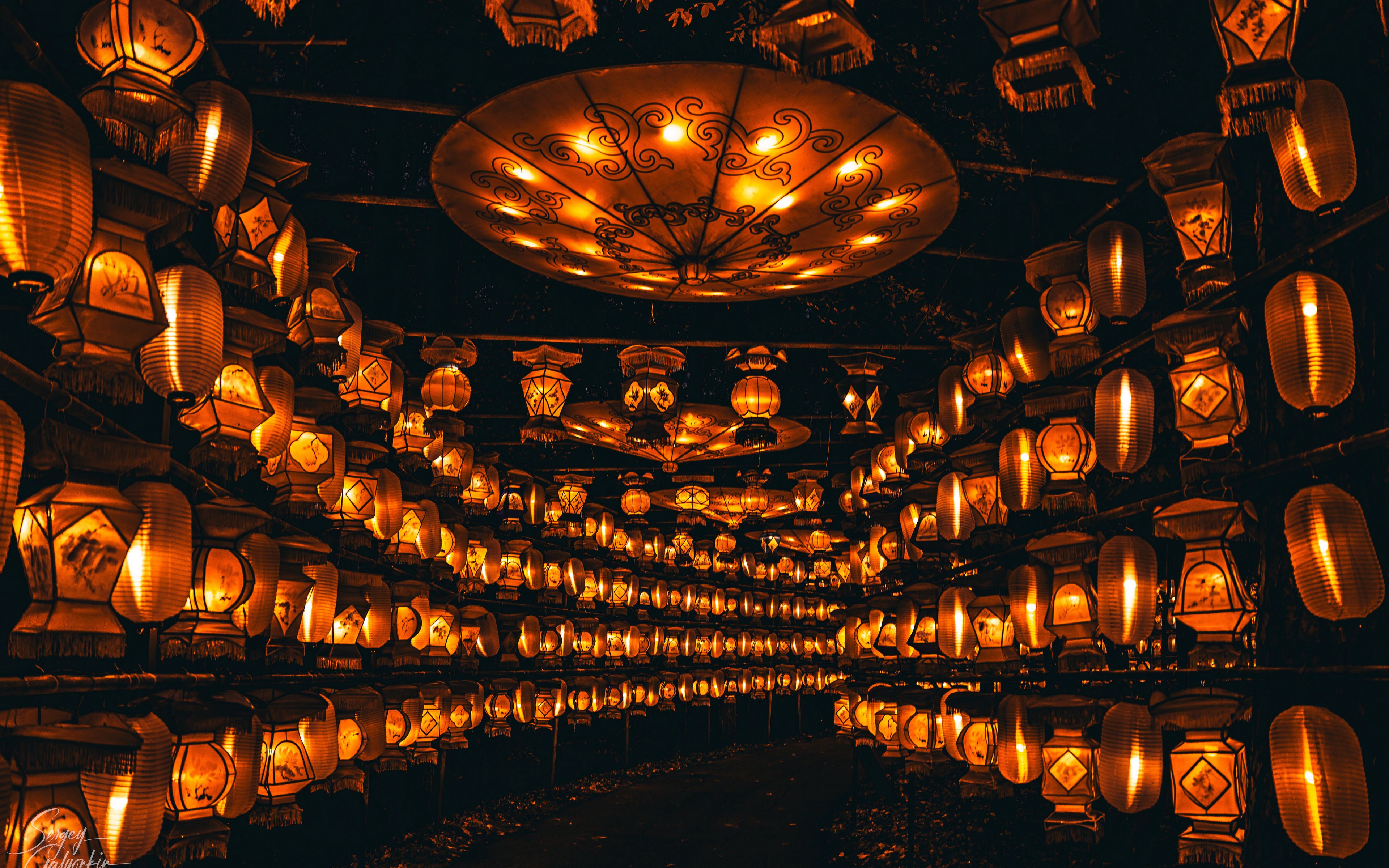 Chinese lanterns Wallpaper 4k HD