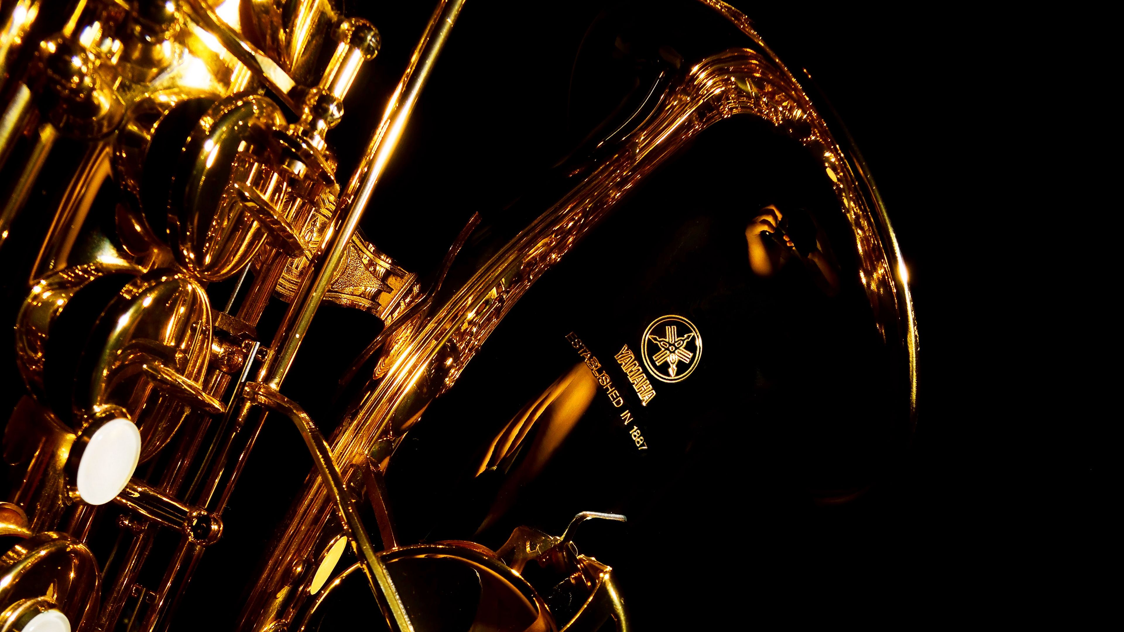 Download wallpaper 3840x2160 trumpet