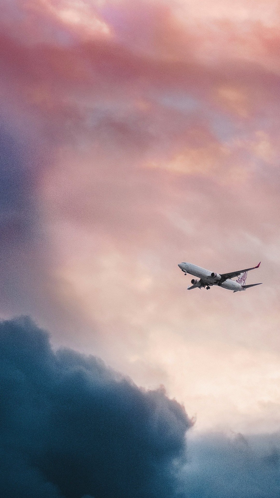 Plane In Sky Wallpapers - Wallpaper Cave, image size:1080x1920