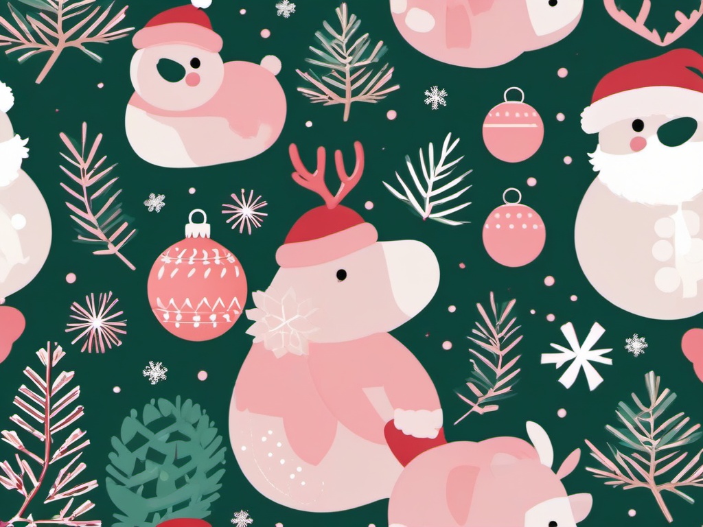 Preppy Aesthetic Christmas Wallpaper
