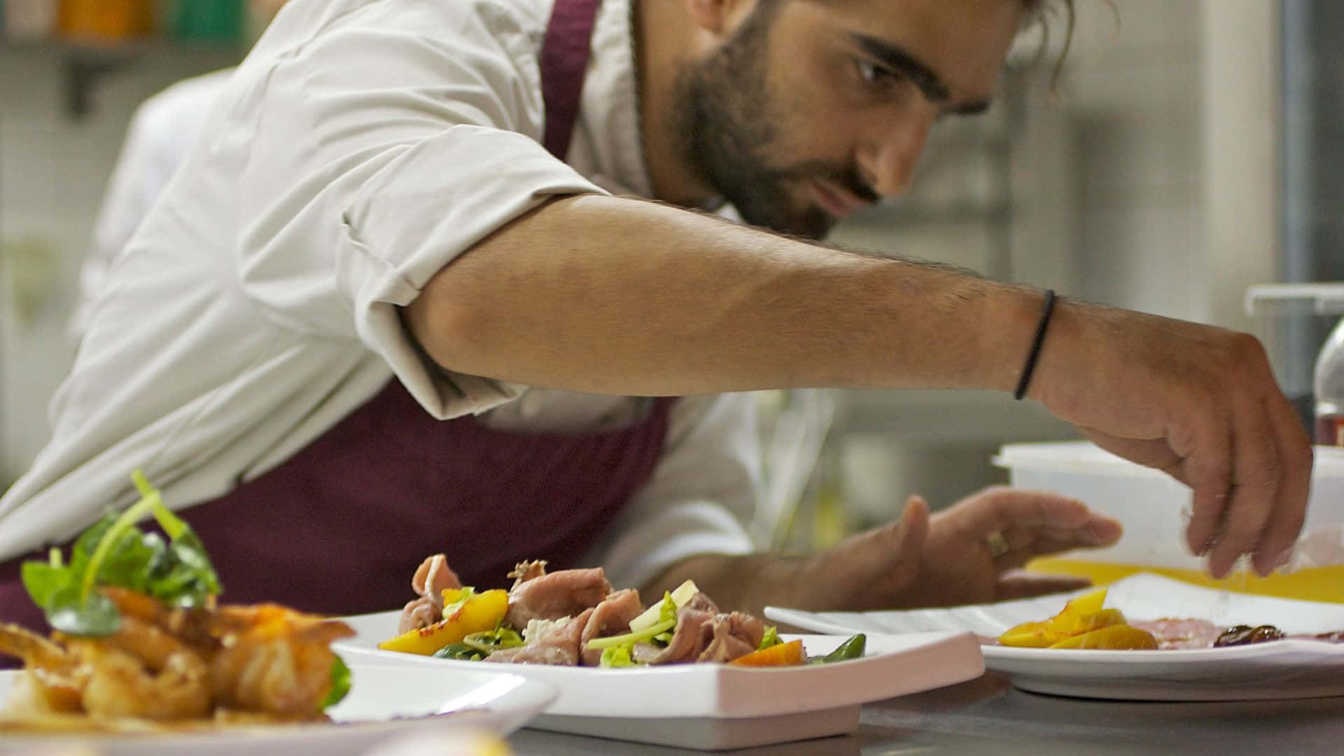 Cooking Chef Plate Serving Picture