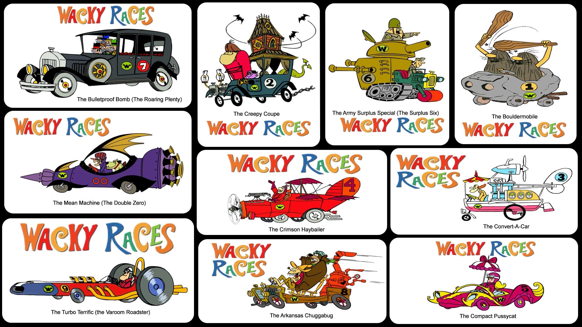 Wacky Races: Specials Mirror