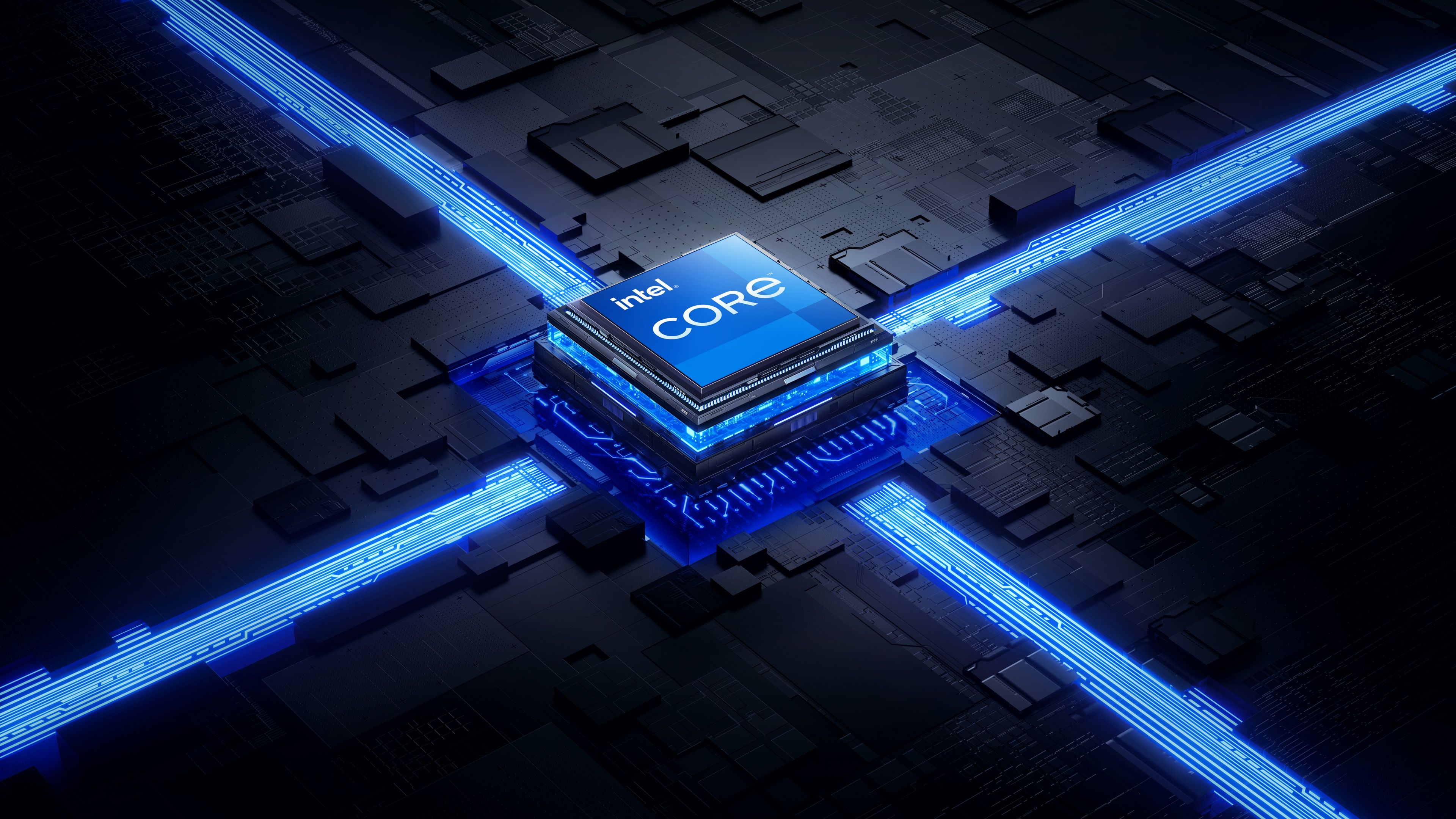Intel processor Wallpaper 4K