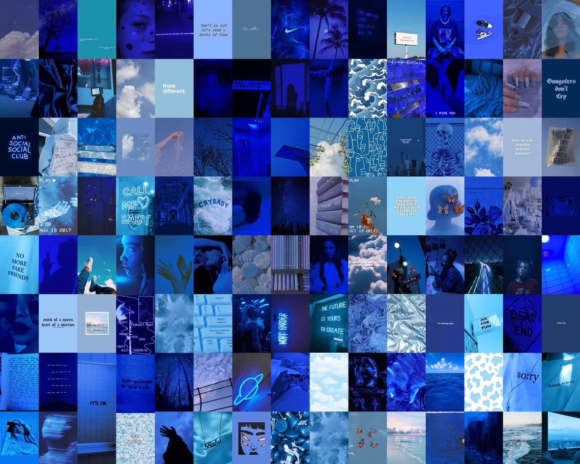 Inflyers Dark Blue Collage Kit