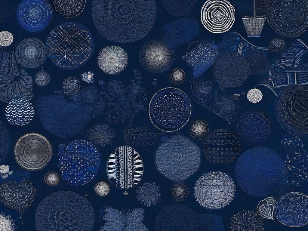Dark Blue Collage Wallpaper , Desktop