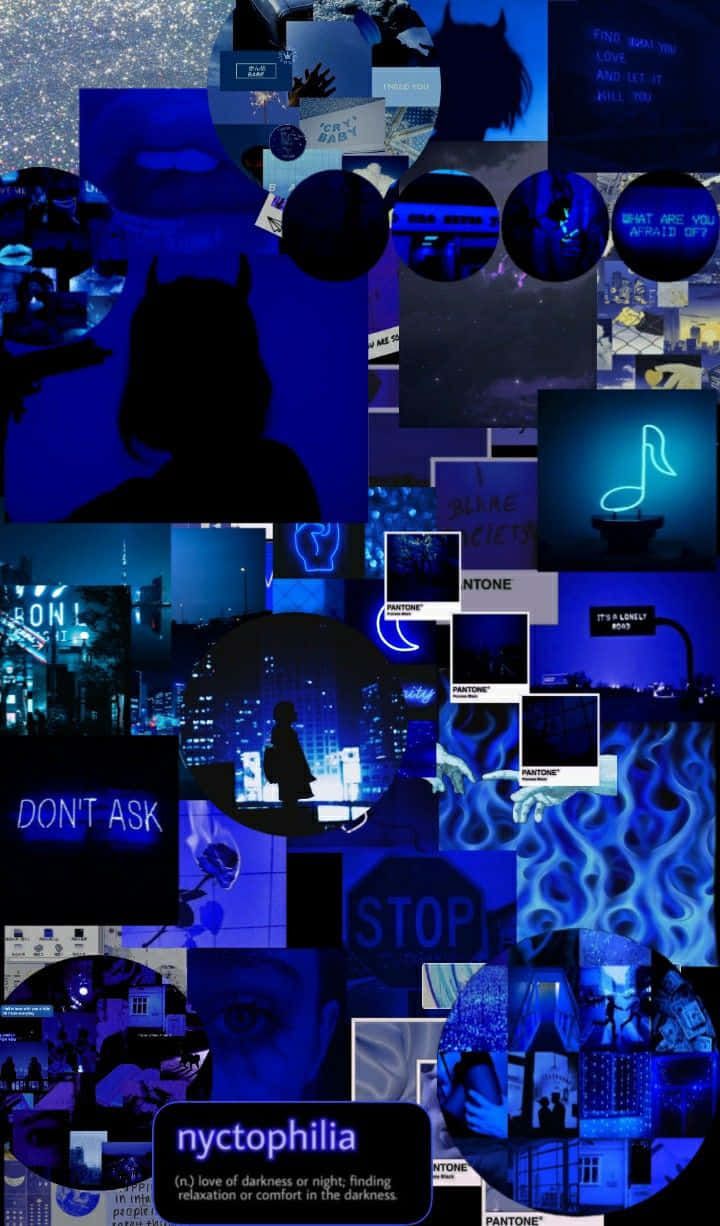 Download Blackand Blue Aesthetic