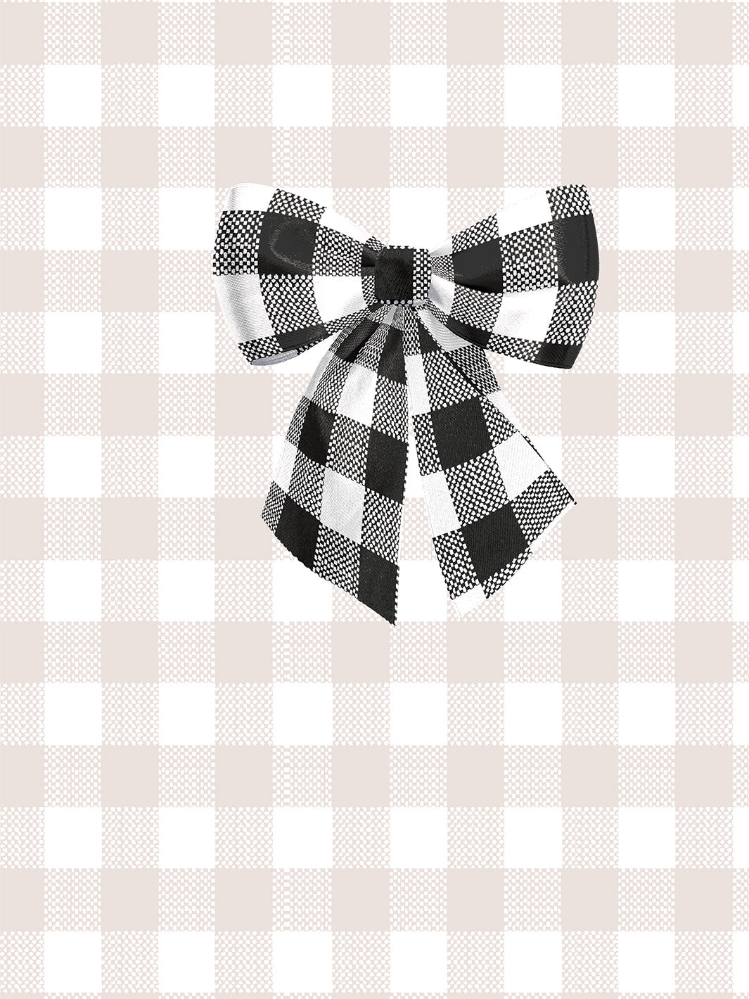 Barbie™ Gingham Bow' Wallpaper