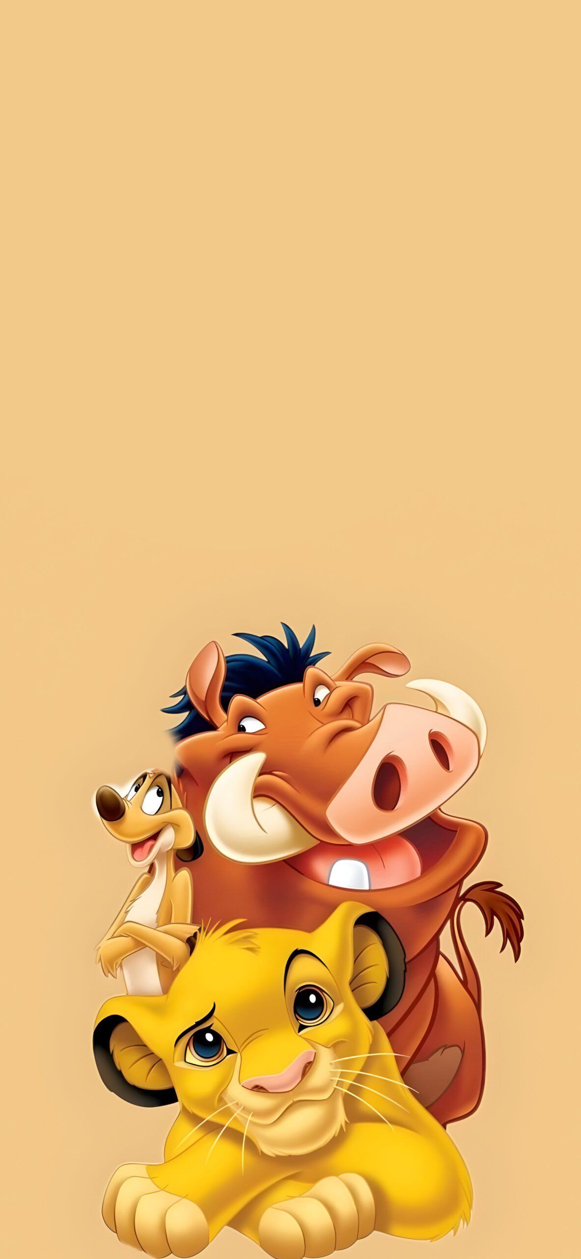 Simba, Timon, and Pumbaa Wallpaper