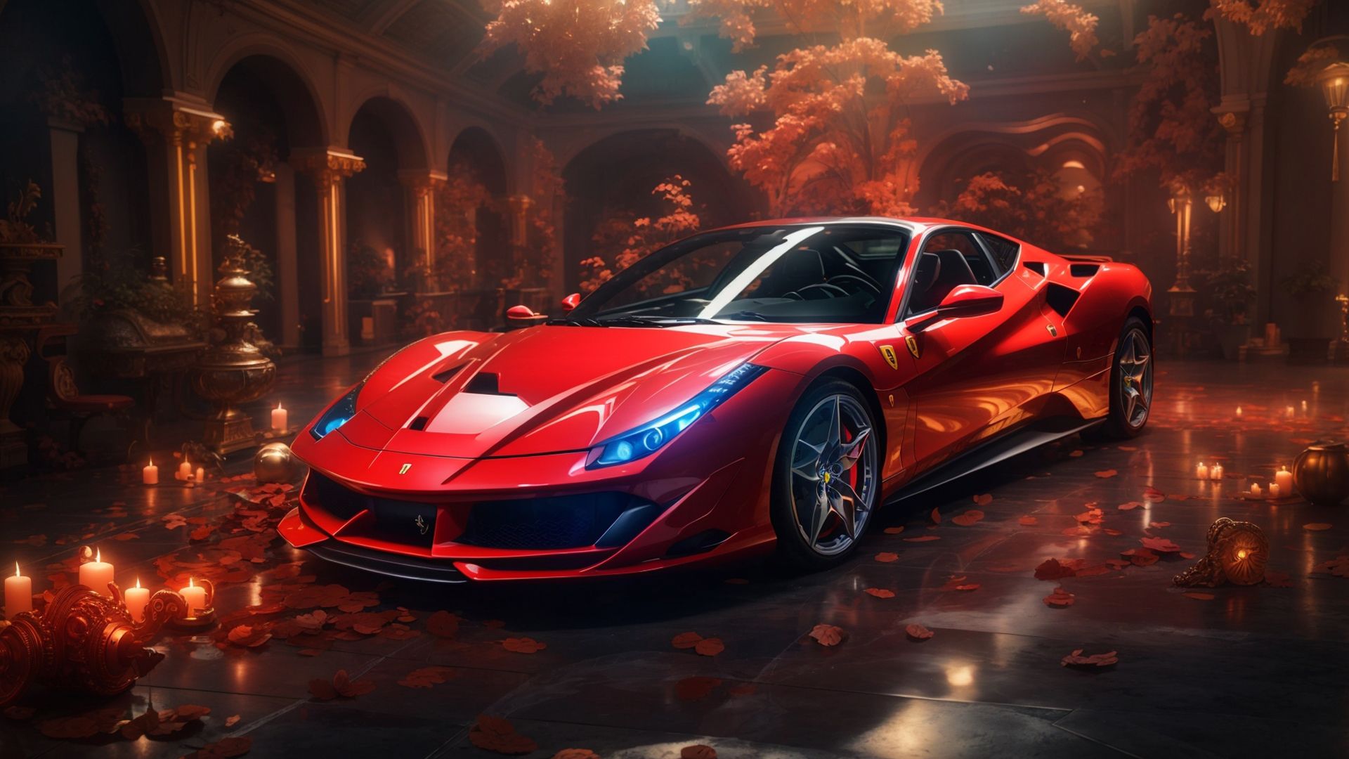 Download Vehicle Ferrari HD Wallpaper
