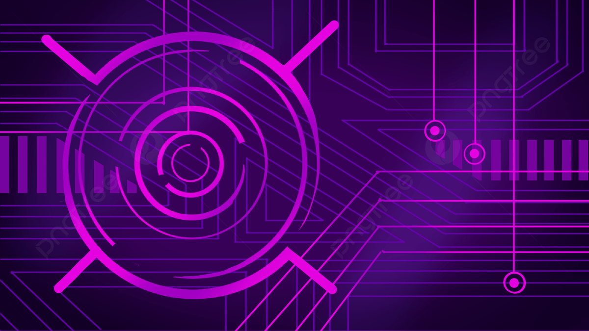 Purple Tech Background Image, HD
