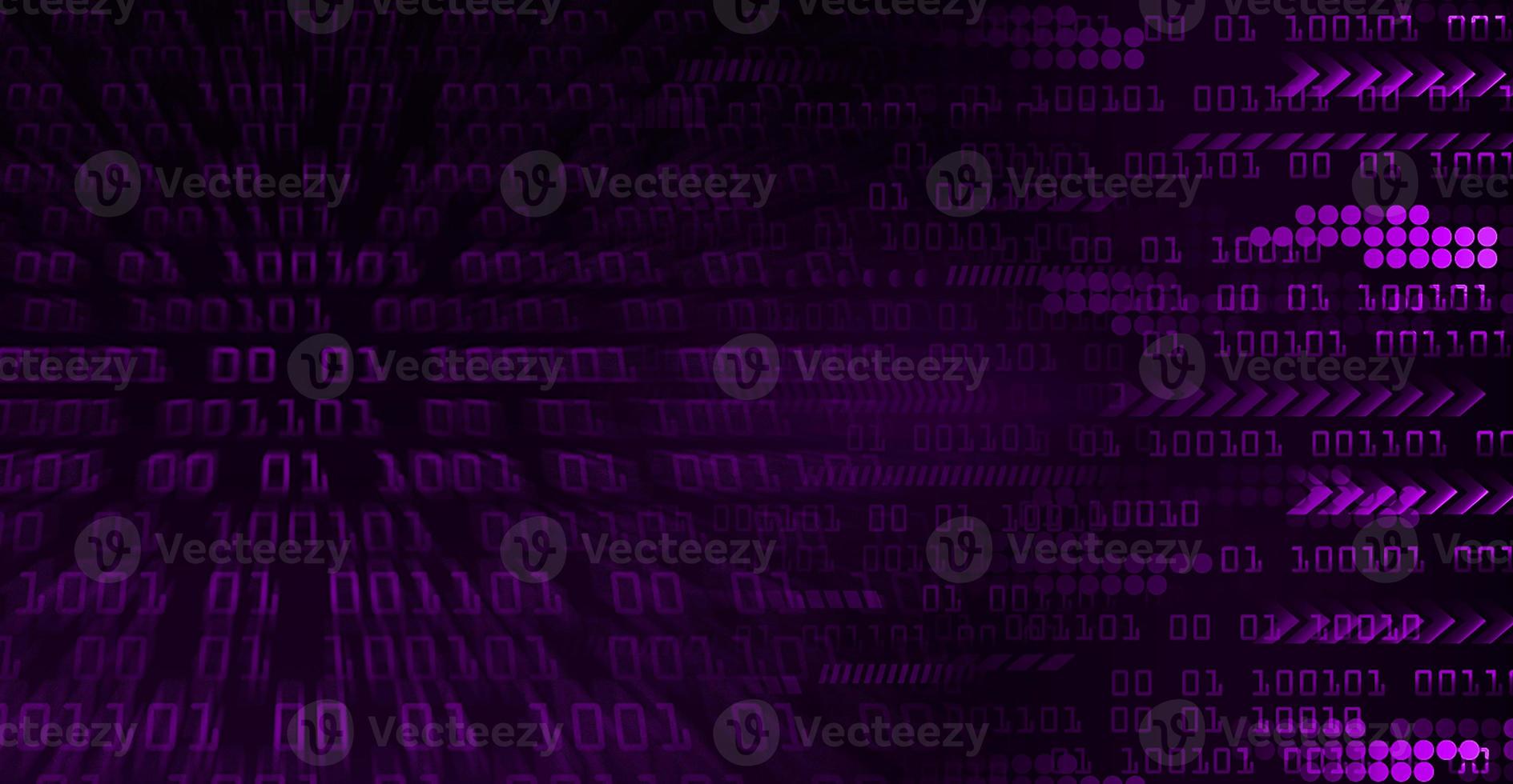 Purple Technology Background Stock