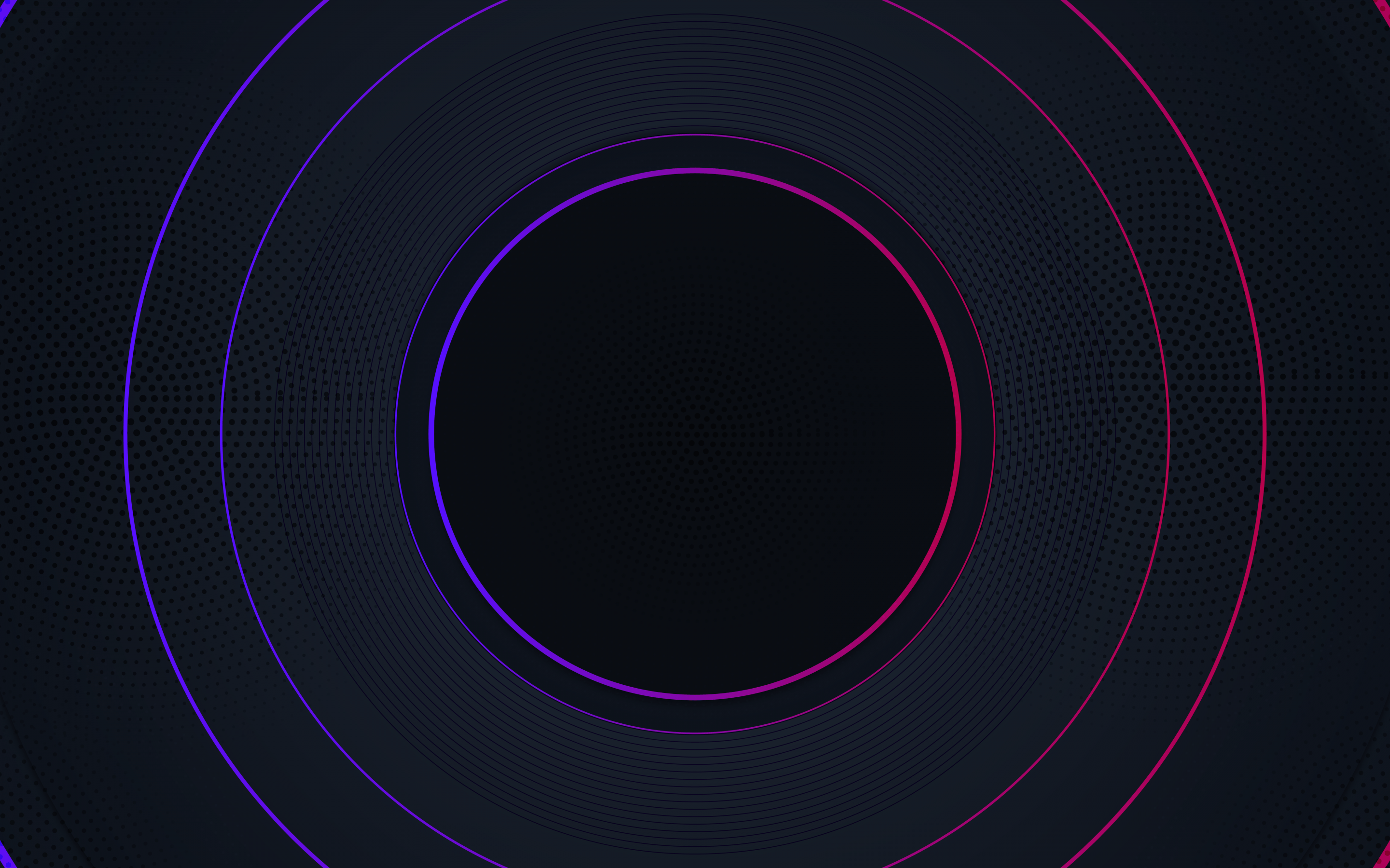 Neon Circles Wallpaper 4K, Hi Tech