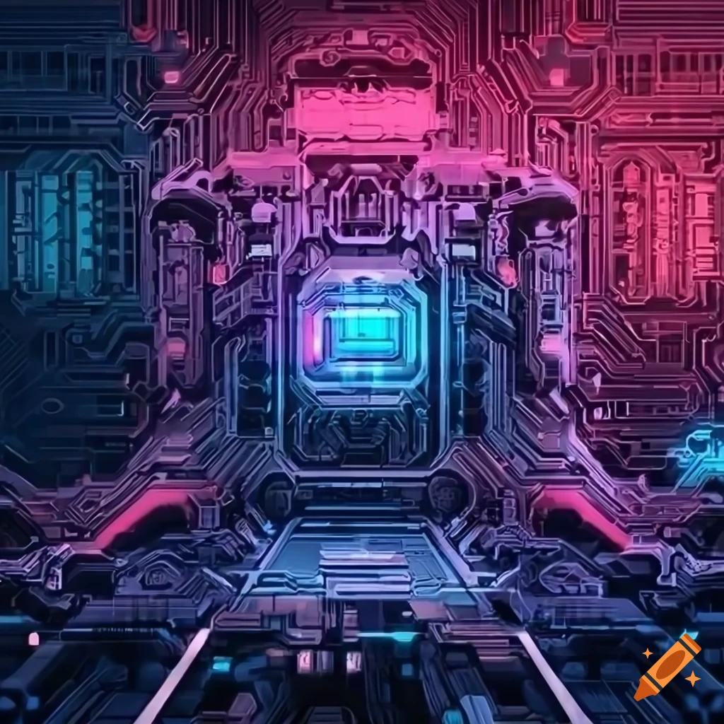Tech Themed Wallpaper Showcasing
