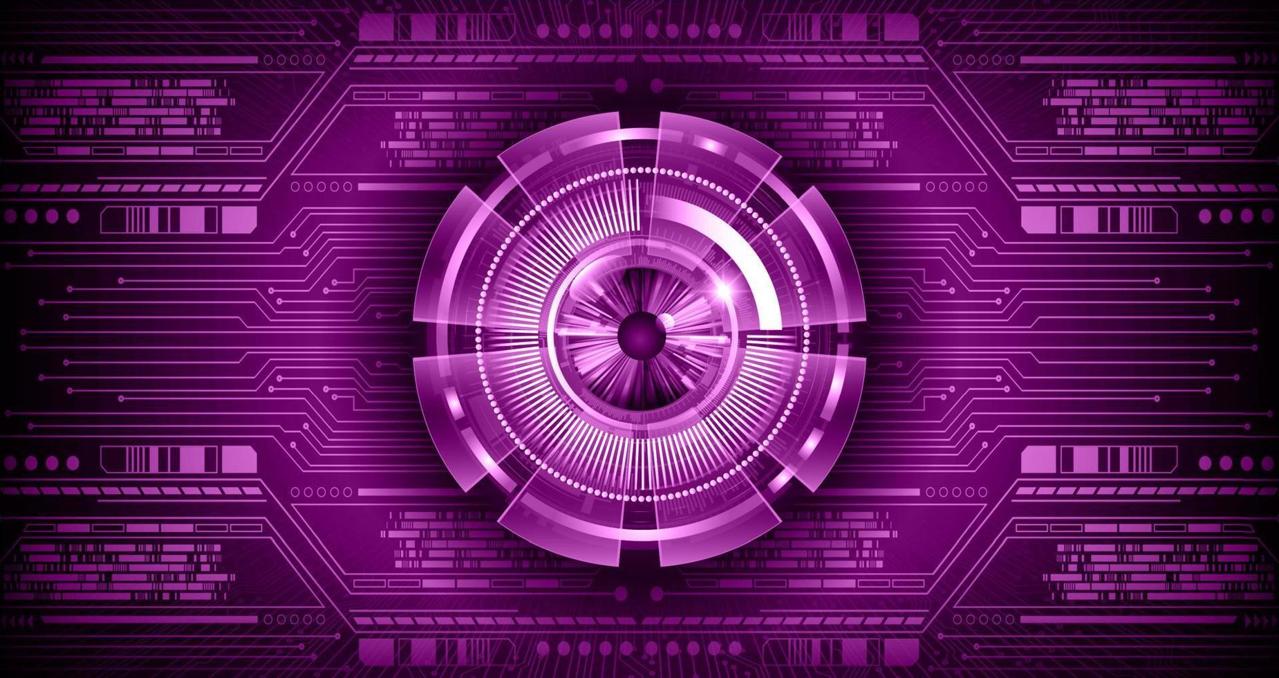 Purple Tech Background Vector Art