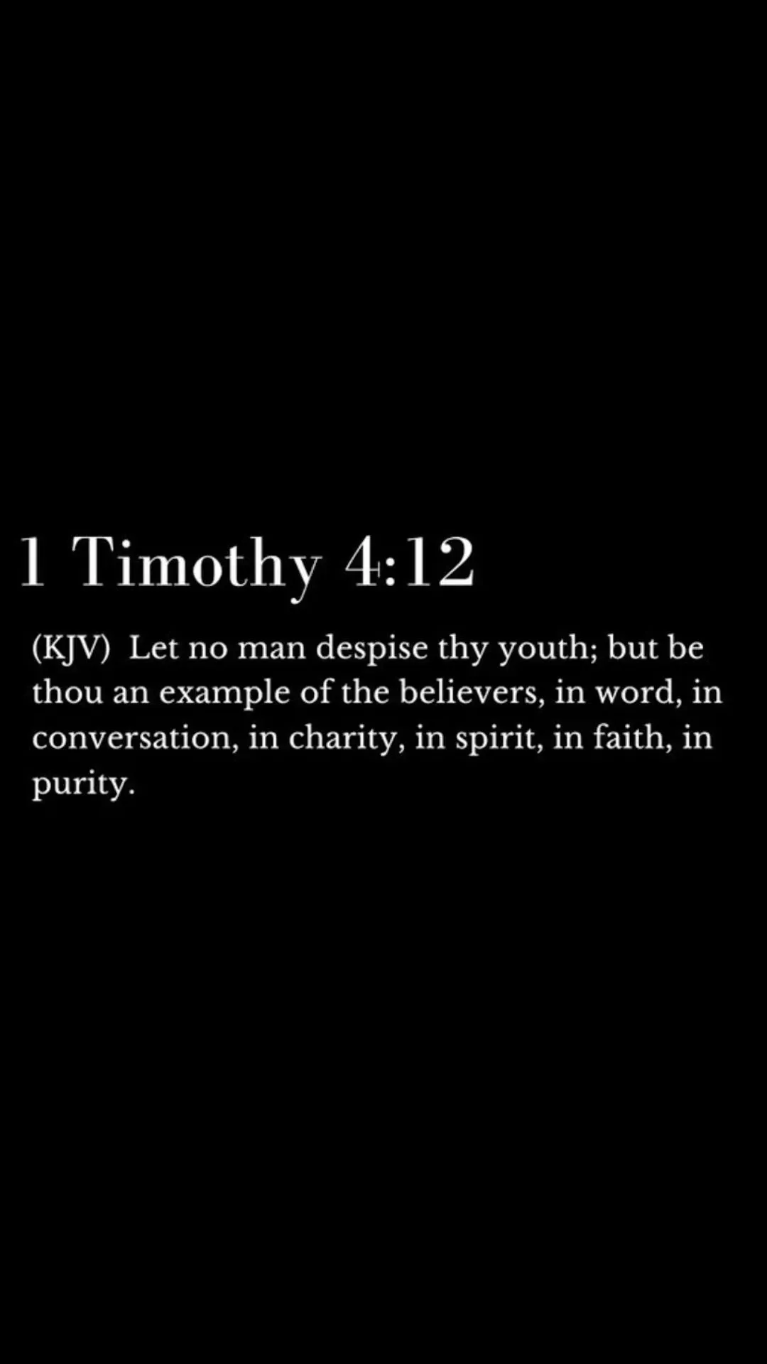 Timothy 4:12