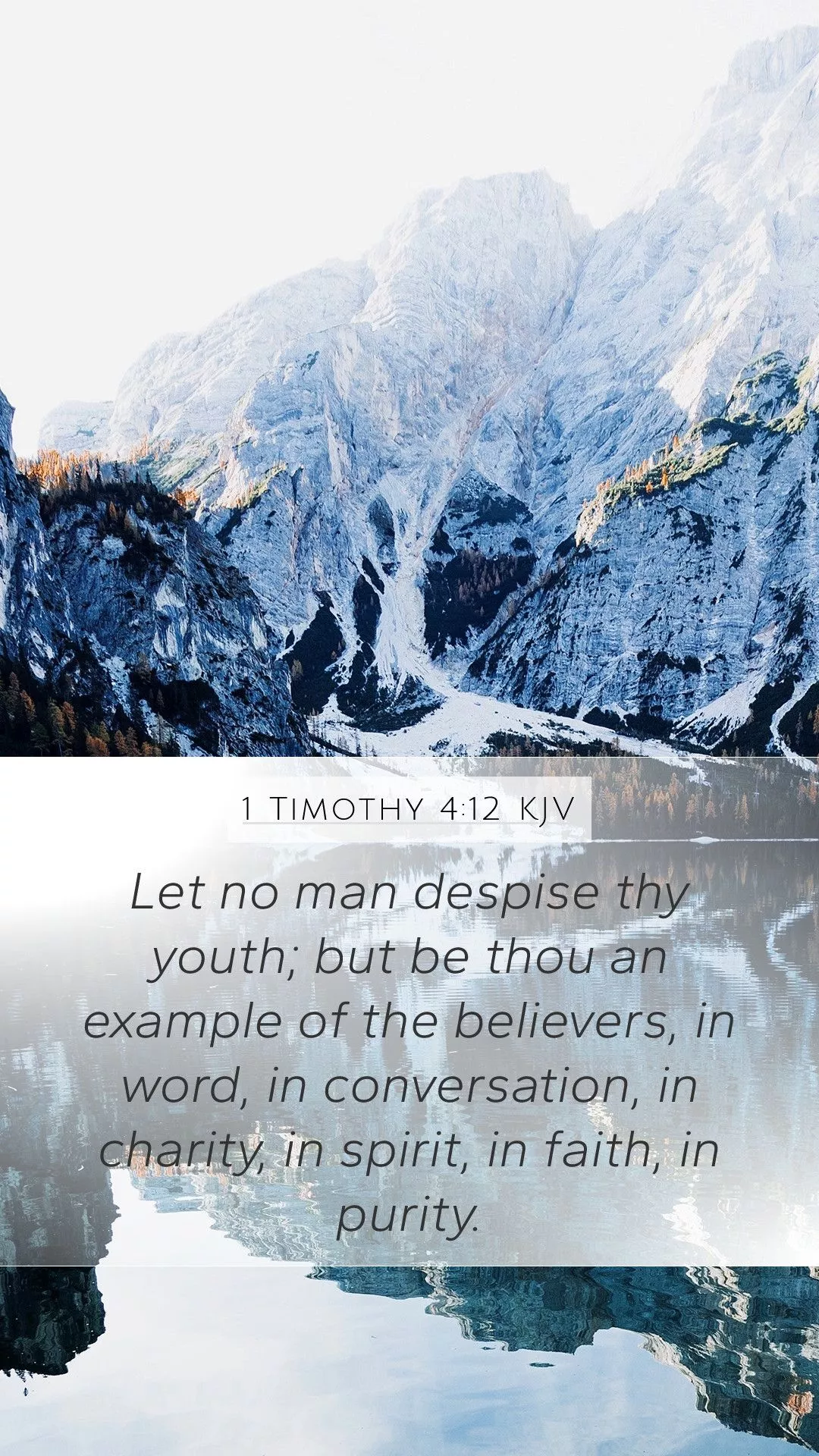 Timothy 4:12 KJV Mobile Phone