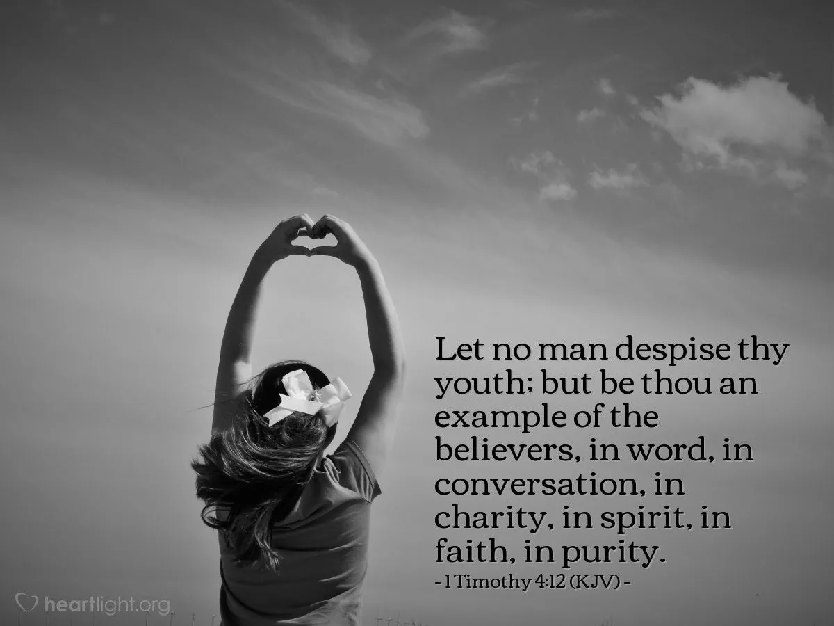 Timothy 4:12 (KJV)