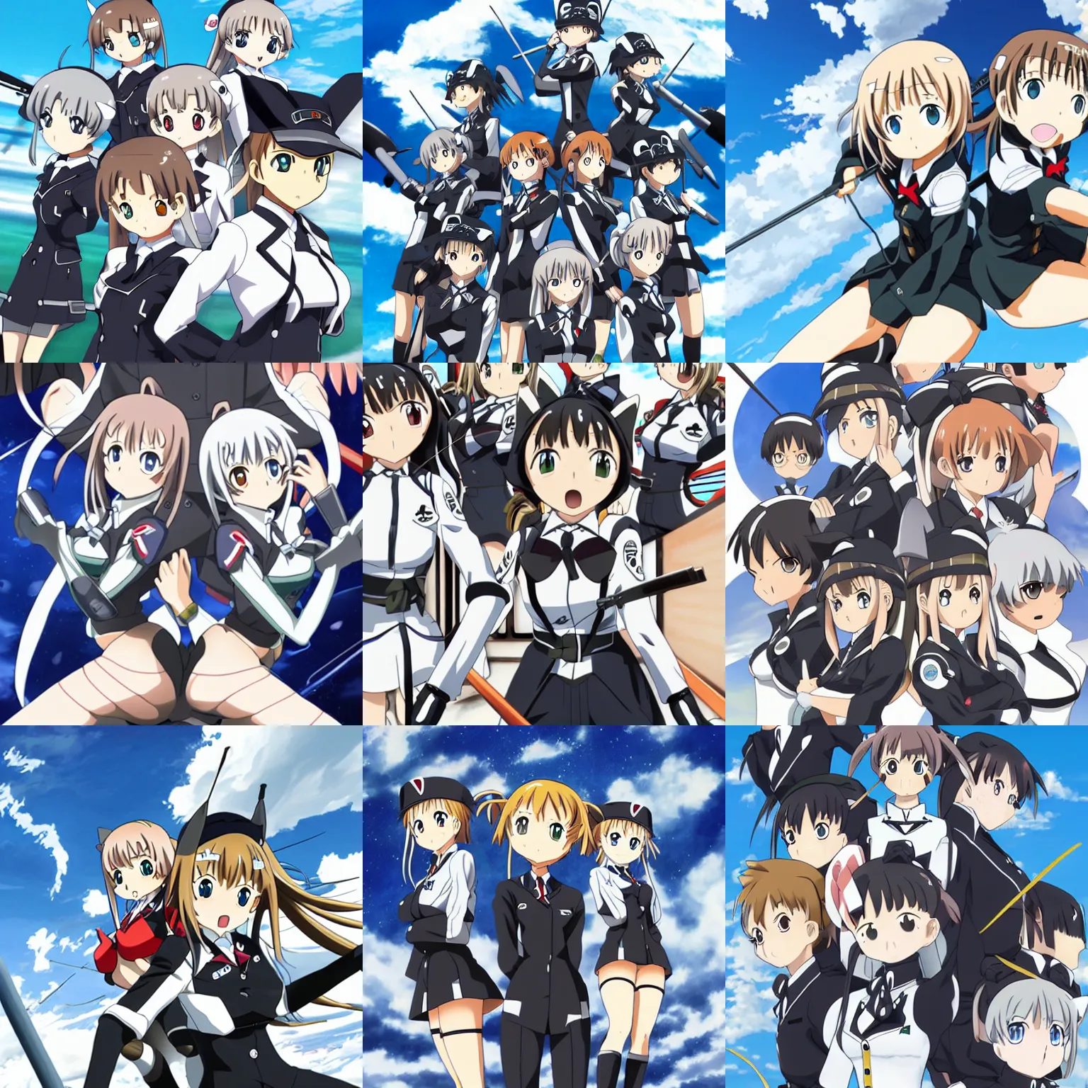 strike witches anime art