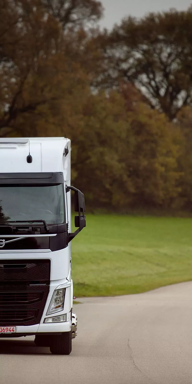 Volvo truck, logo, trailer, HD phone