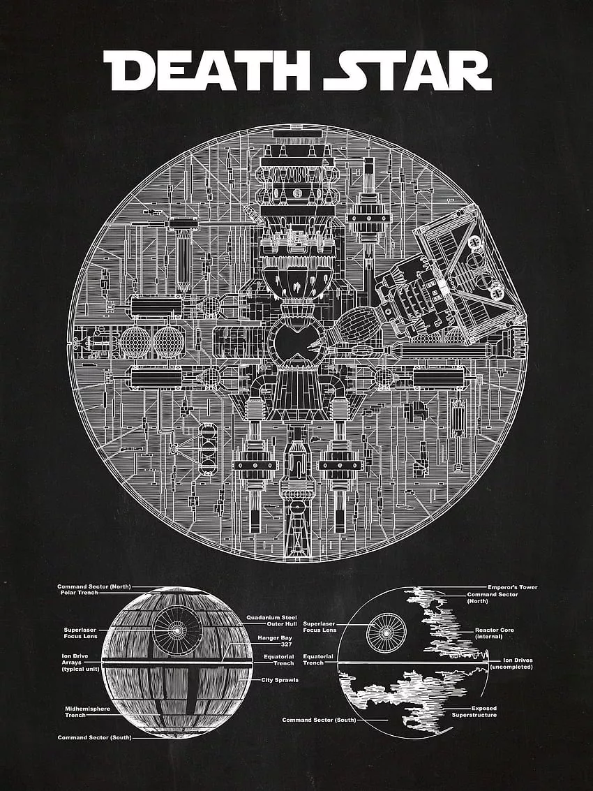 Star wars blueprint HD wallpaper