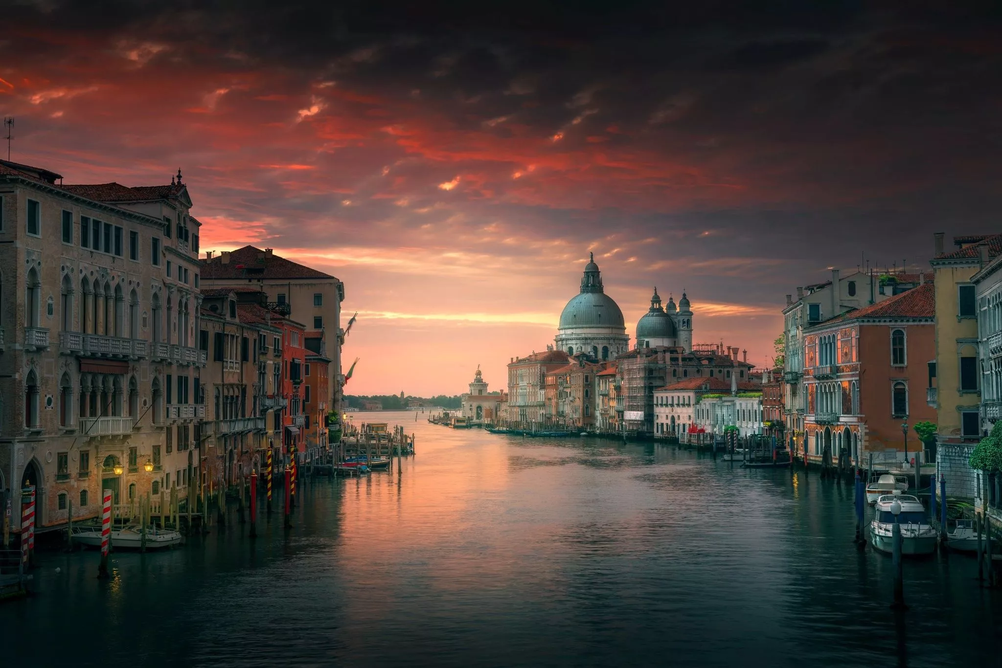 evening, morning, Italy, Venice