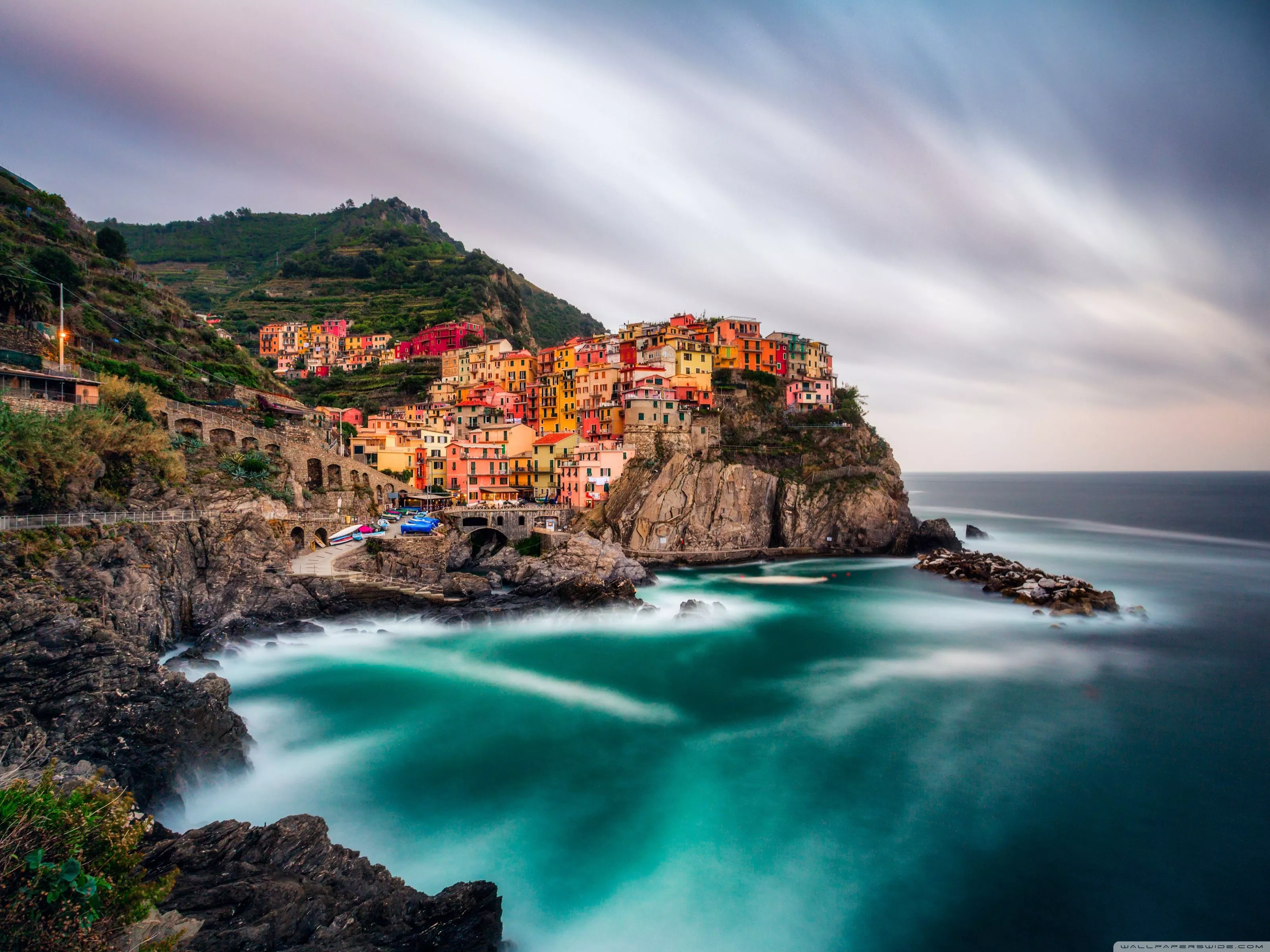 View of Manarola, Cinque Terre, Italy