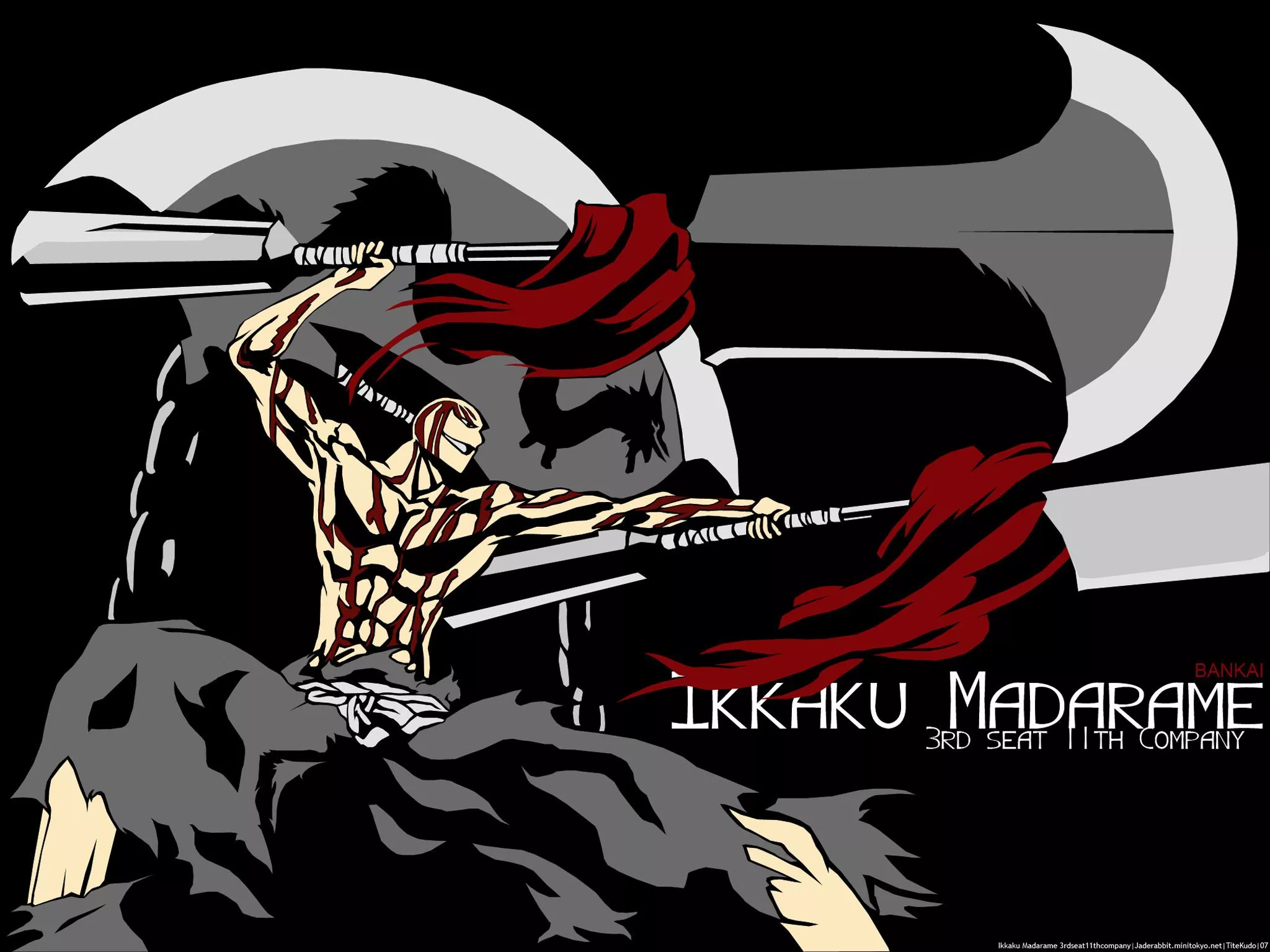 Ikkaku Madarame Anime Bleach HD Wallpaper