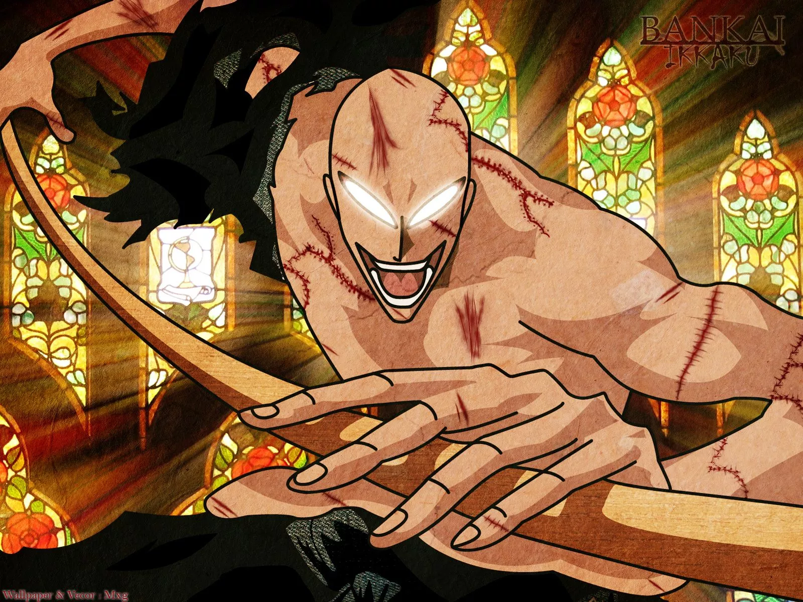 Ikkaku Madarame Anime Bleach Wallpaper