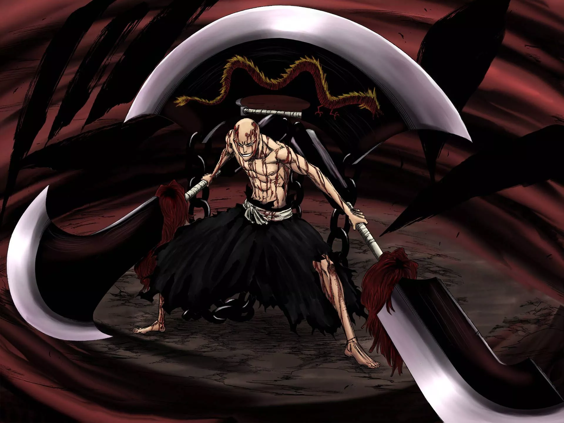 Ikkaku Madarame in New Bleach Wallpaper