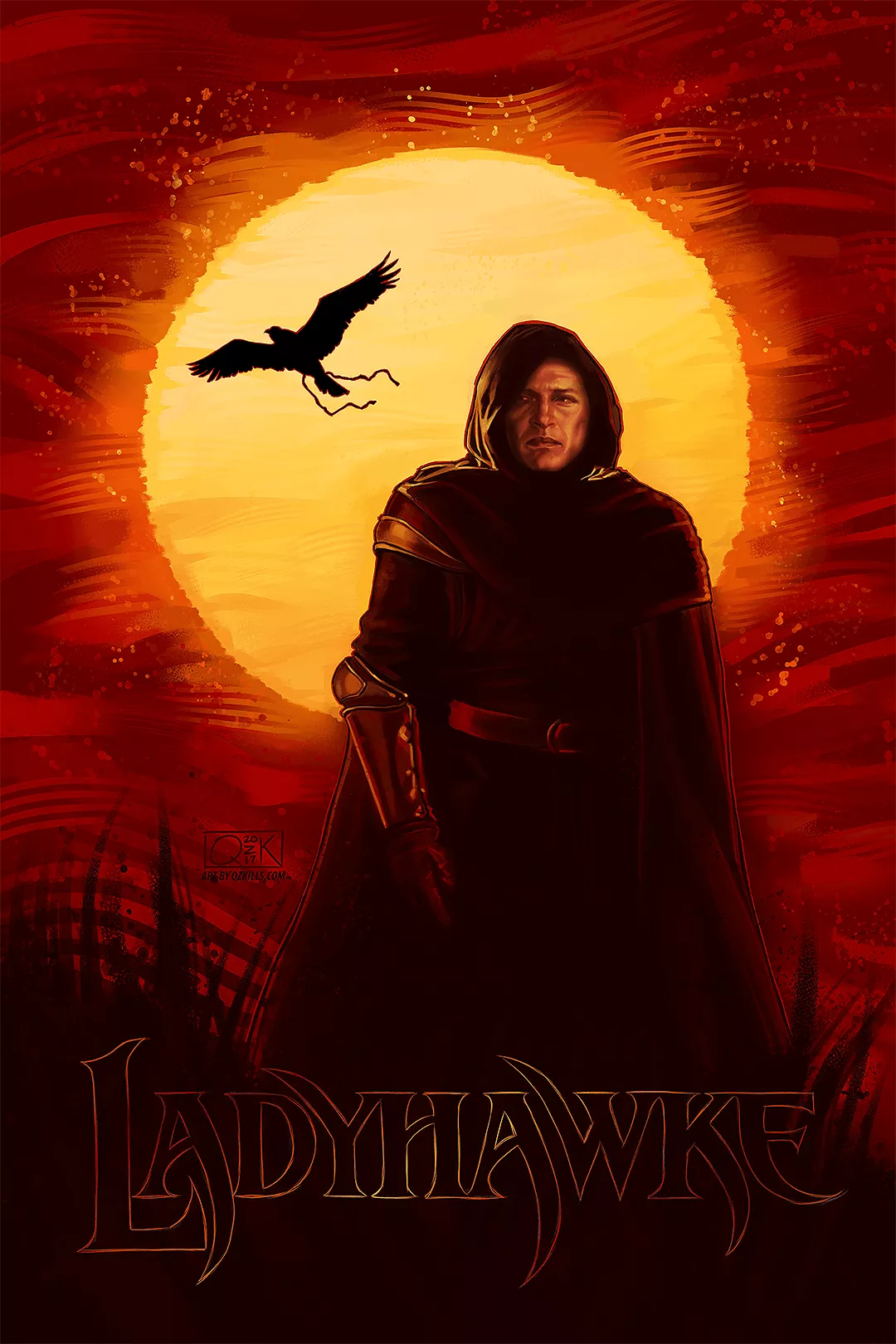 Ladyhawke // By Day. Poster By Qzkills