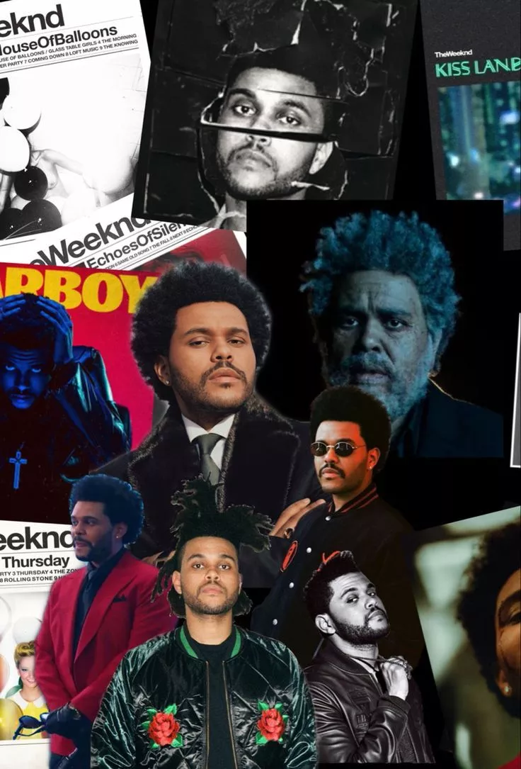 Weeknd Collage Background
