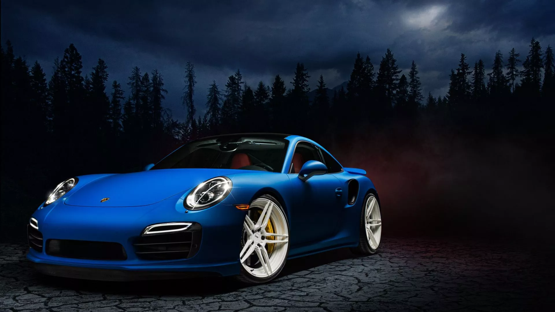 Download wallpaper: Porsche 911 blue