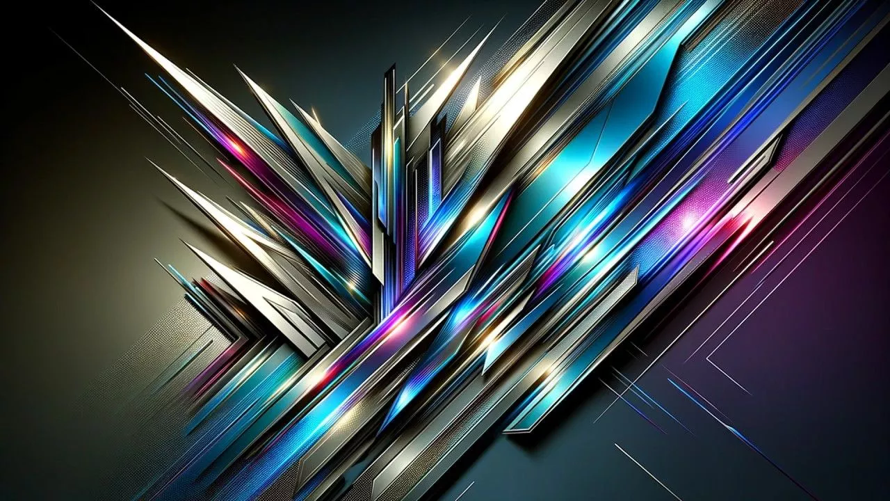 futuristic abstract design sharp