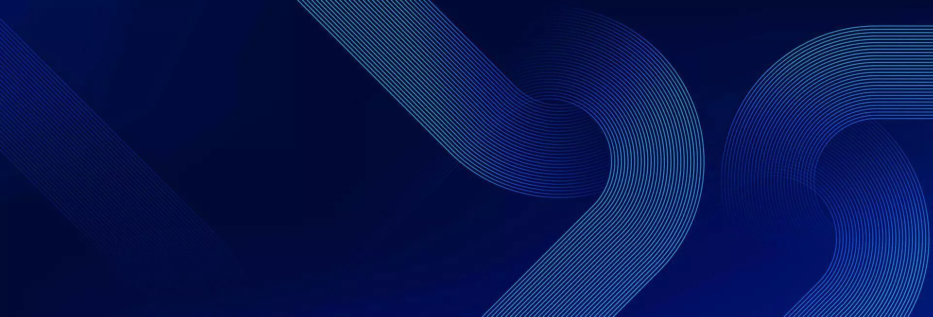 Abstract blue background with glowing