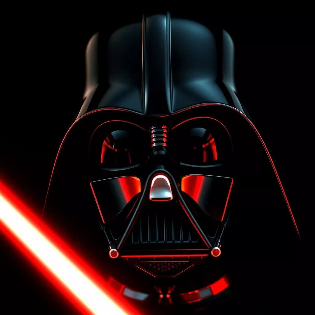 Darth Vader's Helmet Close Up